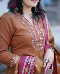 Beautiful Rust Suit Set