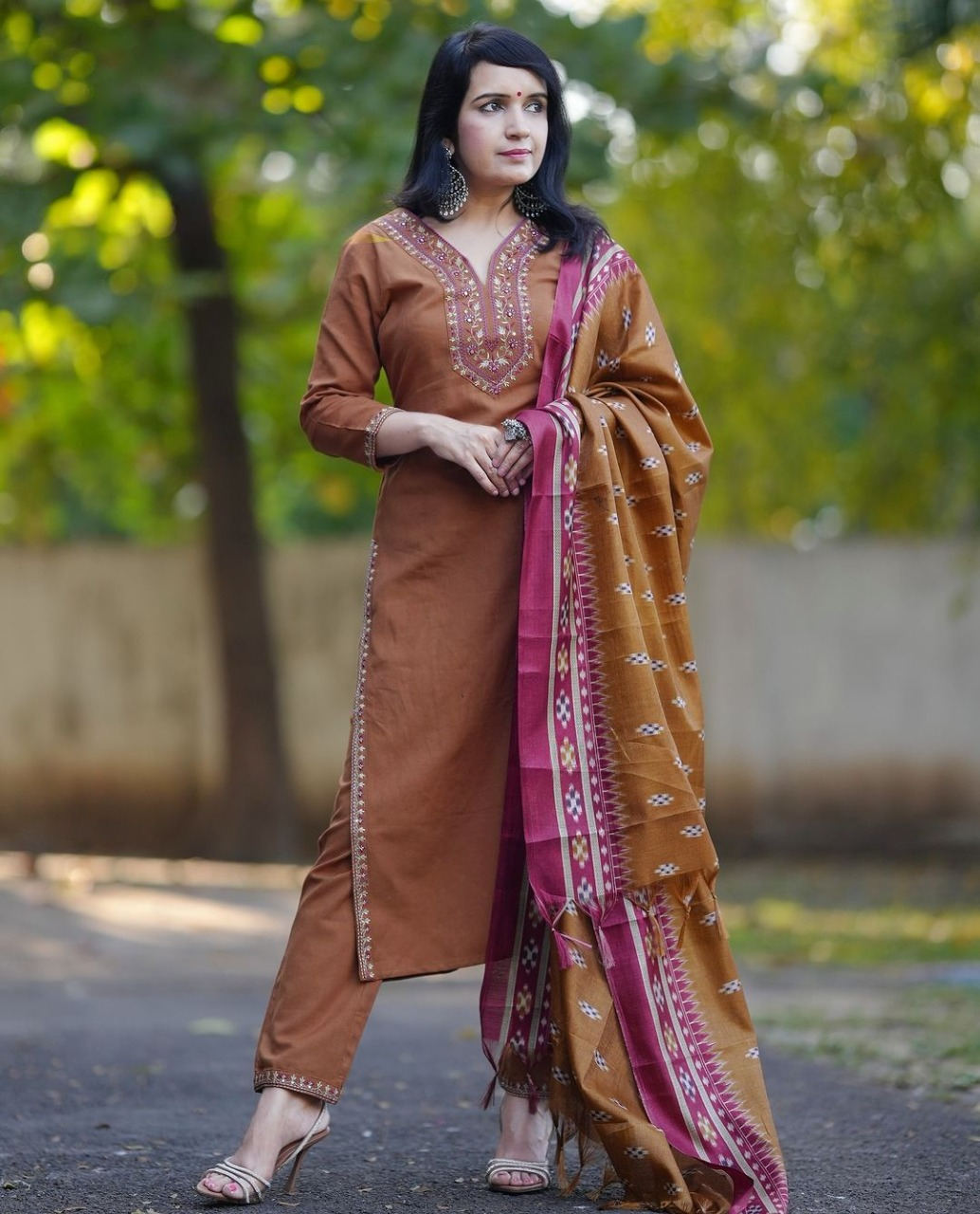 Beautiful Rust Suit Set