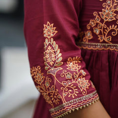 Women Cotton Anarkali set