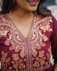 Women Cotton Anarkali set