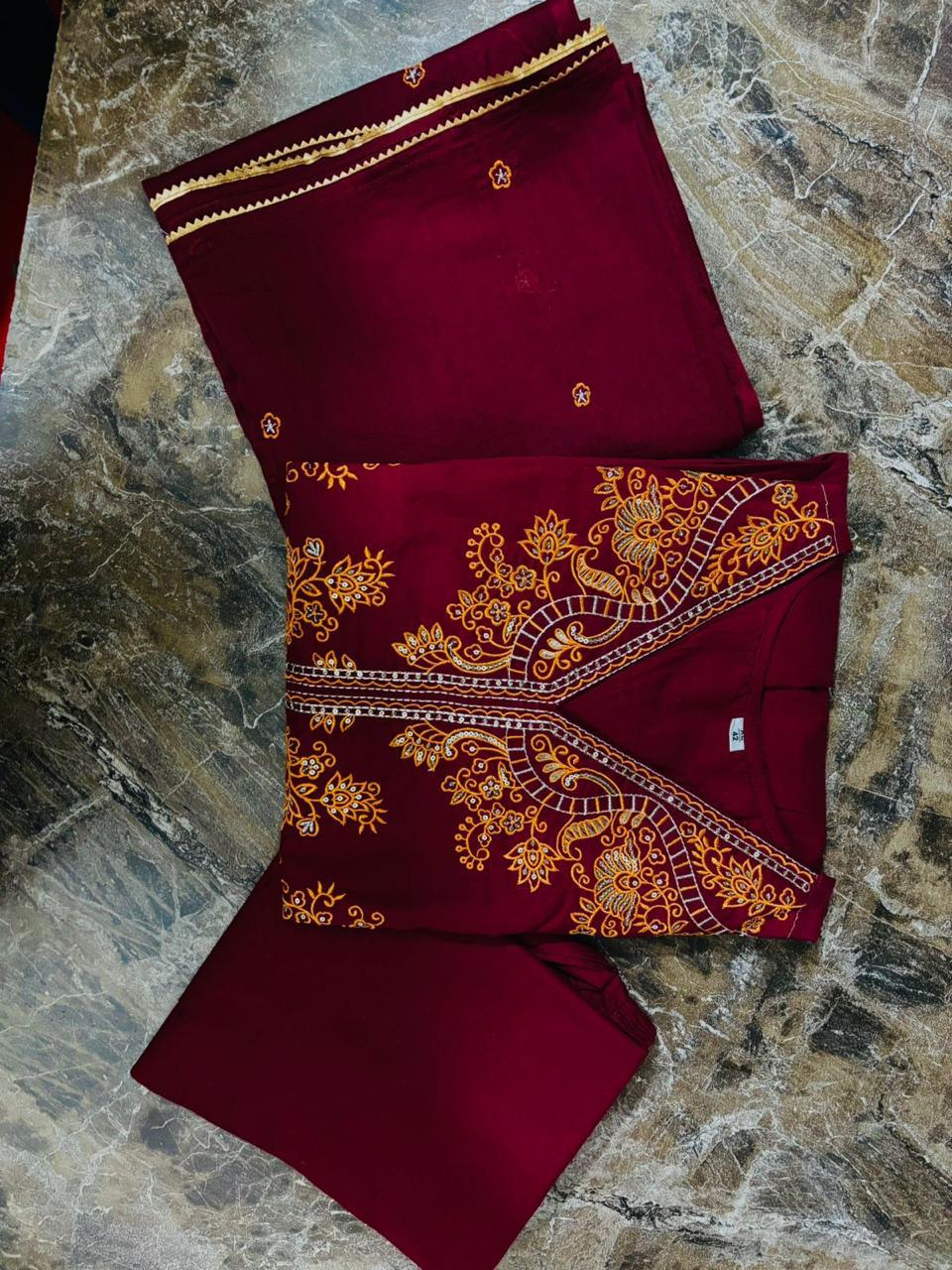 Women Cotton Anarkali set