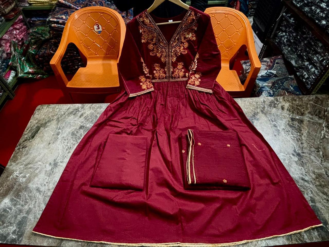 Women Cotton Anarkali set