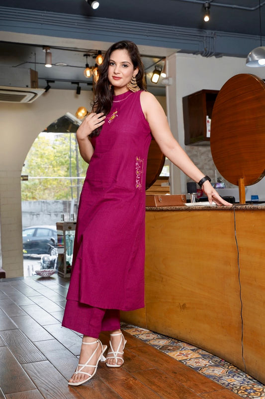 Wine Elegance Co-Ord Set