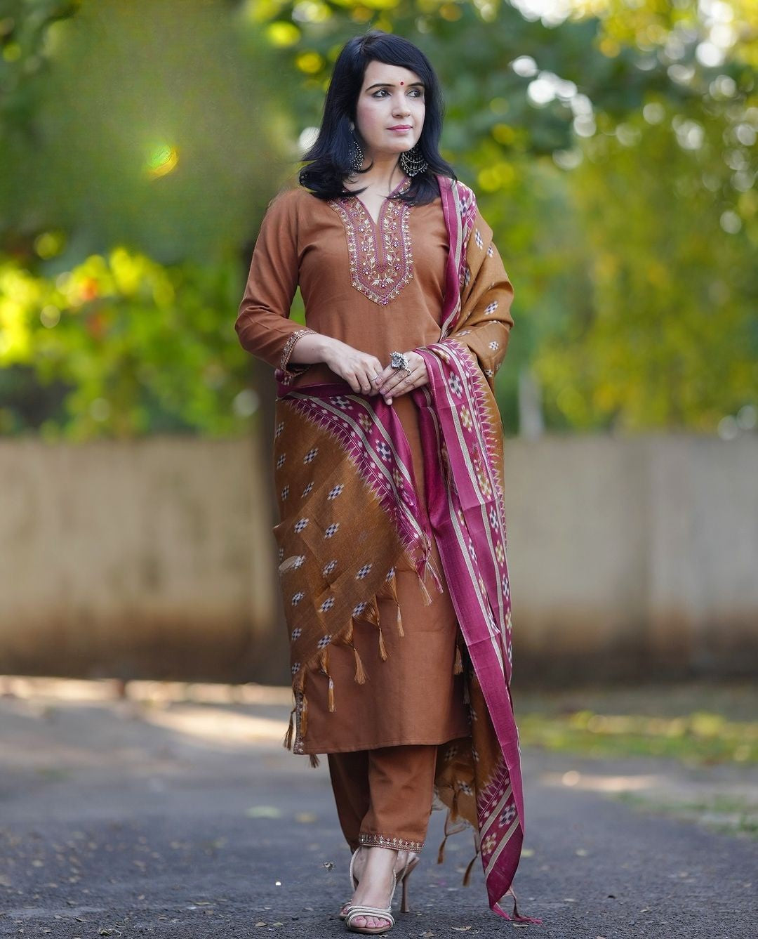 Beautiful Rust Suit Set